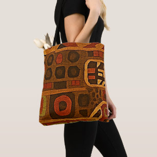 Boho Orange und Braun