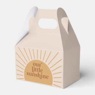 Boho Our Little Sunshine Geburtstag Geschenkschachtel