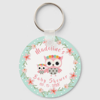 Boho Owl Baby Dusche Schlüsselanhänger