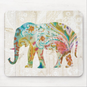 Boho Paisley Elefant II Mousepad