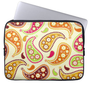 Boho Paisley Elektronik-Tasche Laptopschutzhülle