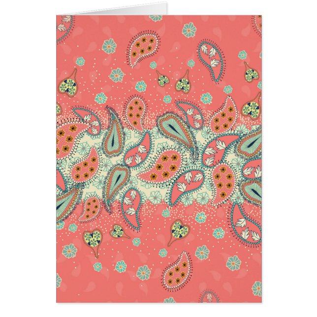 Boho Paisley Grenze (Vorne)