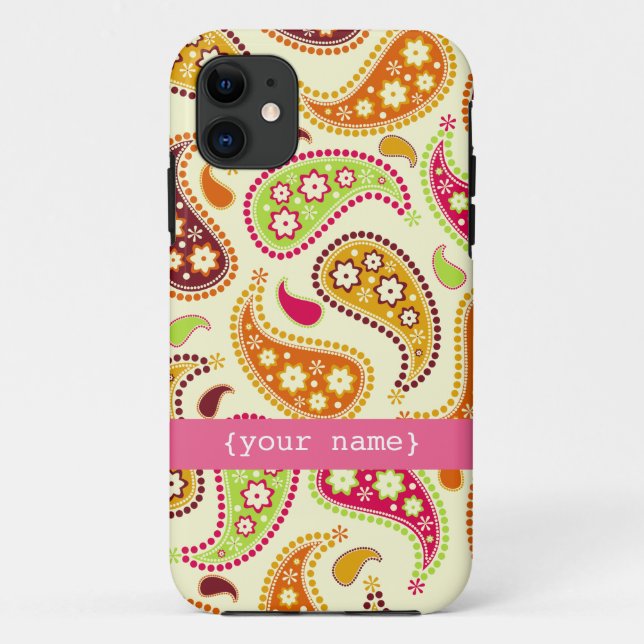 Boho Paisley iPhone 5 Fall Case-Mate iPhone Hülle (Rückseite)