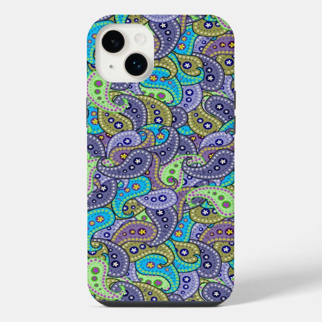 Boho Paisley iPhone Hülle (Rückseite)