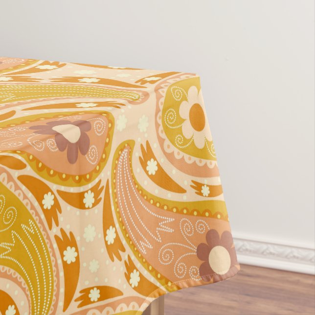 Boho Paisley Tischdecke (Beispiel)