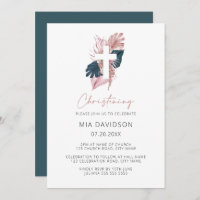 Boho Palm Green Pink Aquarellfarben