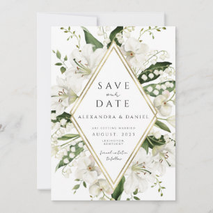 Boho Pampas Gras Save the Date minimalistisch Einladung