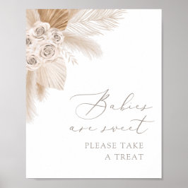 Boho Pampas Grass Babies sind süß Nehmen Sie eine Poster