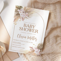 Boho Pampas Grass Desert Baby Dusche