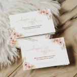 Boho Pampas Grass Diaper Raffekarte Begleitkarte<br><div class="desc">Mit unserer Windeln-Raffle-Card steigern Sie die Spannung Ihrer Boho Pampas Grass Baby-Dusche. Diese inspirierte Karte ergänzt perfekt das Pampas-Grasmotiv und verleiht Ihrer Feier eine elegante Touch. Ermuntern Sie die Gäste, an der Windelverlosung teilzunehmen, indem Sie eine Chance auf einen Sonderpreis bieten. Die Terrakotta- und Orangenfarben bringen Wärme in Ihre neutrale...</div>