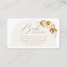 Boho Pampas Grass Gender Neutral Books for Baby