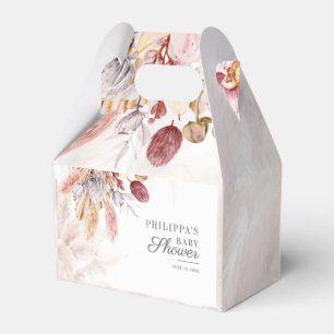 Boho Pampas Grass Getrocknete Blume Kinderdusche Geschenkschachtel