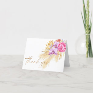 Boho pampas grass - Kinderdusche danke