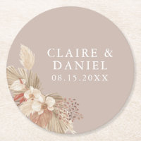 Boho Pampas Grass Neutrals Hochzeit