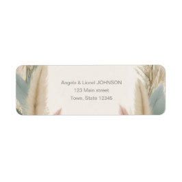 Boho Pampas Grass Terracotta Wedding