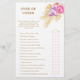 Boho pampas - Over oder under Brautparty