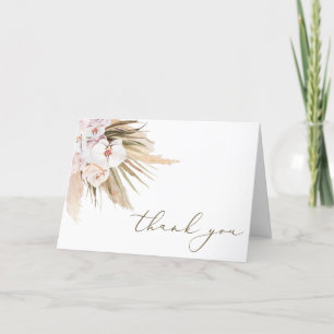 Boho-Pampasgras-Dankeschön Dankeskarte