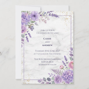 Boho-Pampasgras getrocknete Blumen-Hochzeitseinlad Einladung