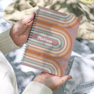Boho Pastel Regenbogen Mauve Süßer 2024 Planer