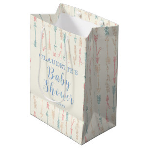 Boho Pastel Tribal Arrow Baby Dusche Mittlere Geschenktüte