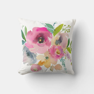 Boho Pastel Watercolor Kissen