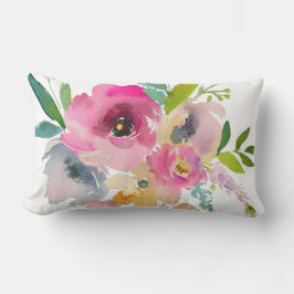 Boho Pastel Watercolor Lendenkissen