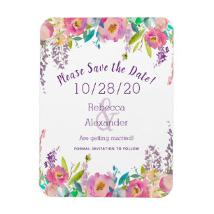 Boho Pastel Watercolor Magnet