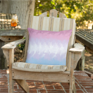 Boho-Pastell-Fluffig-Abstraktes Bigender-Stolz-Fla Kissen