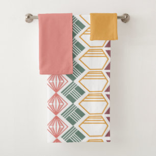 Boho Pattern Badetuch Set