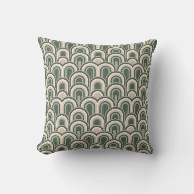 Boho Pattern Throw Pillow Kissen (Vorderseite)