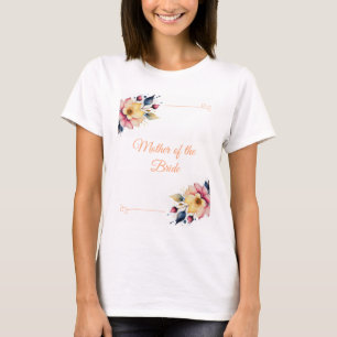 Boho Peachy Floral T-Shirt