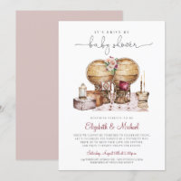 Boho Peacock Girl Drive durch Babydusche