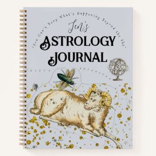 Boho Persönlicher Name Astrology Journal Planner Notizbuch