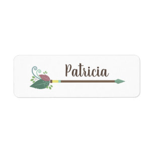 Boho Pfeil Design, individuelle Name