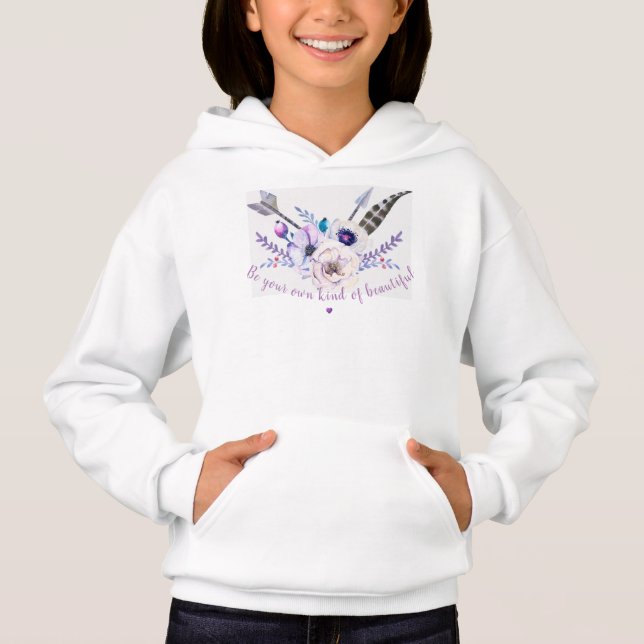 Boho Pfeile mit Zitat Hoodie (Vorderseite)