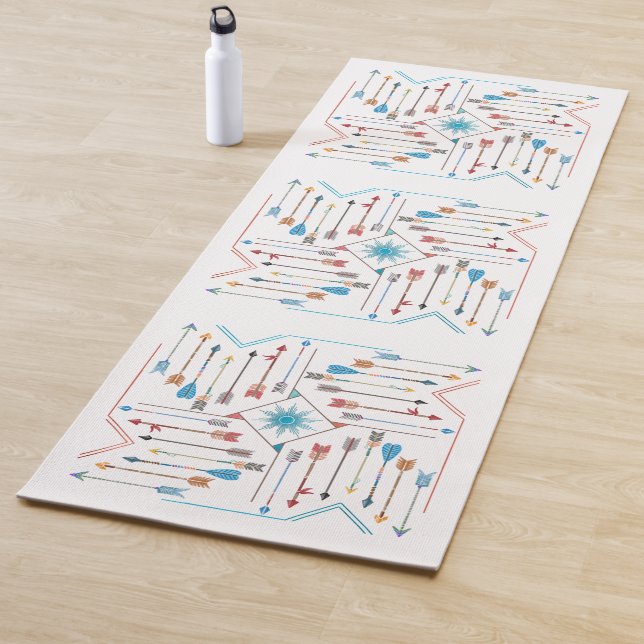 Boho Pfeile und Sun V11 Sq ID748 Yogamatte (Beispiel)