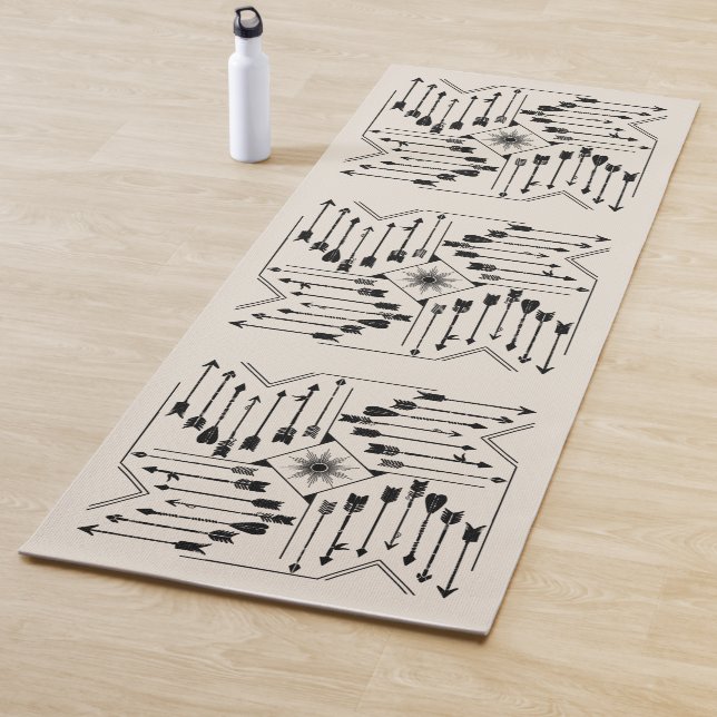 Boho Pfeile und Sun V12 Sq ID748 Yogamatte (Beispiel)
