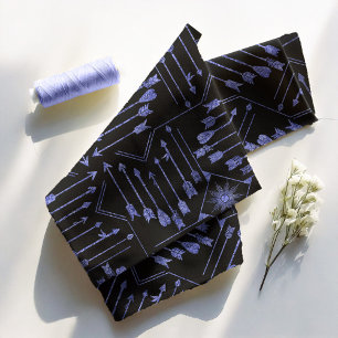 Boho Pfeile und Sun V5 Violet Black ID748 Stoff