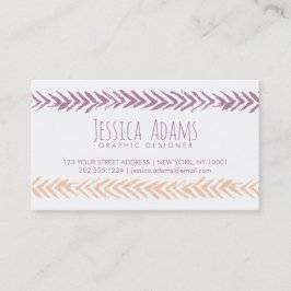 Boho Pfeile Visitenkarte