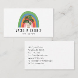 Boho Pflanze Lover Bio Master Gardener Kinderzimme Visitenkarte