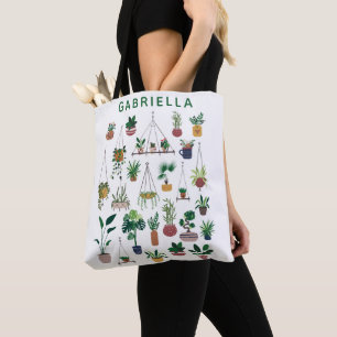 Boho-Pflanzenlady-Illustrationskunst Personalisier