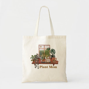 Boho-Pflanzenmutter-Wasserfarbe Innen Garten  Tragetasche