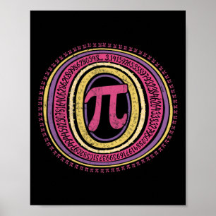 Boho Pi Tag 3.14 Mathematik Geek 1 Poster