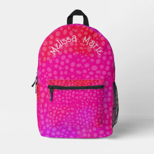 Boho Pink Bedruckter Rucksack