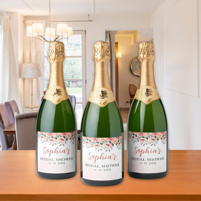 Boho Pink Floral Bridal Shower Party  (Von Creator hochgeladen)