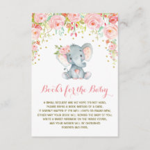 Boho Pink Floral Elephant Bringen Sie eine Book In