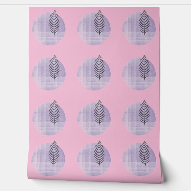 BOHO PINK FLORAL WALLPAPIER TAPETE (Abrollen)