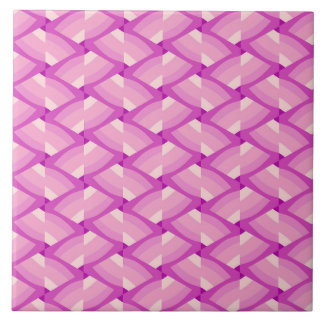 Boho Pink Geometric Mitte des Jahrhunderts Moderne Fliese