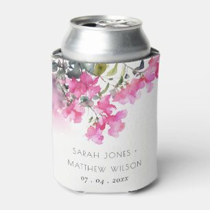 Boho Pink Green Tropical Bougainvillea Wedding Dosenkühler