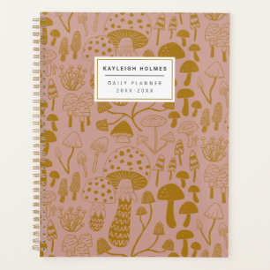 Boho Pink Pilzplaner Planer